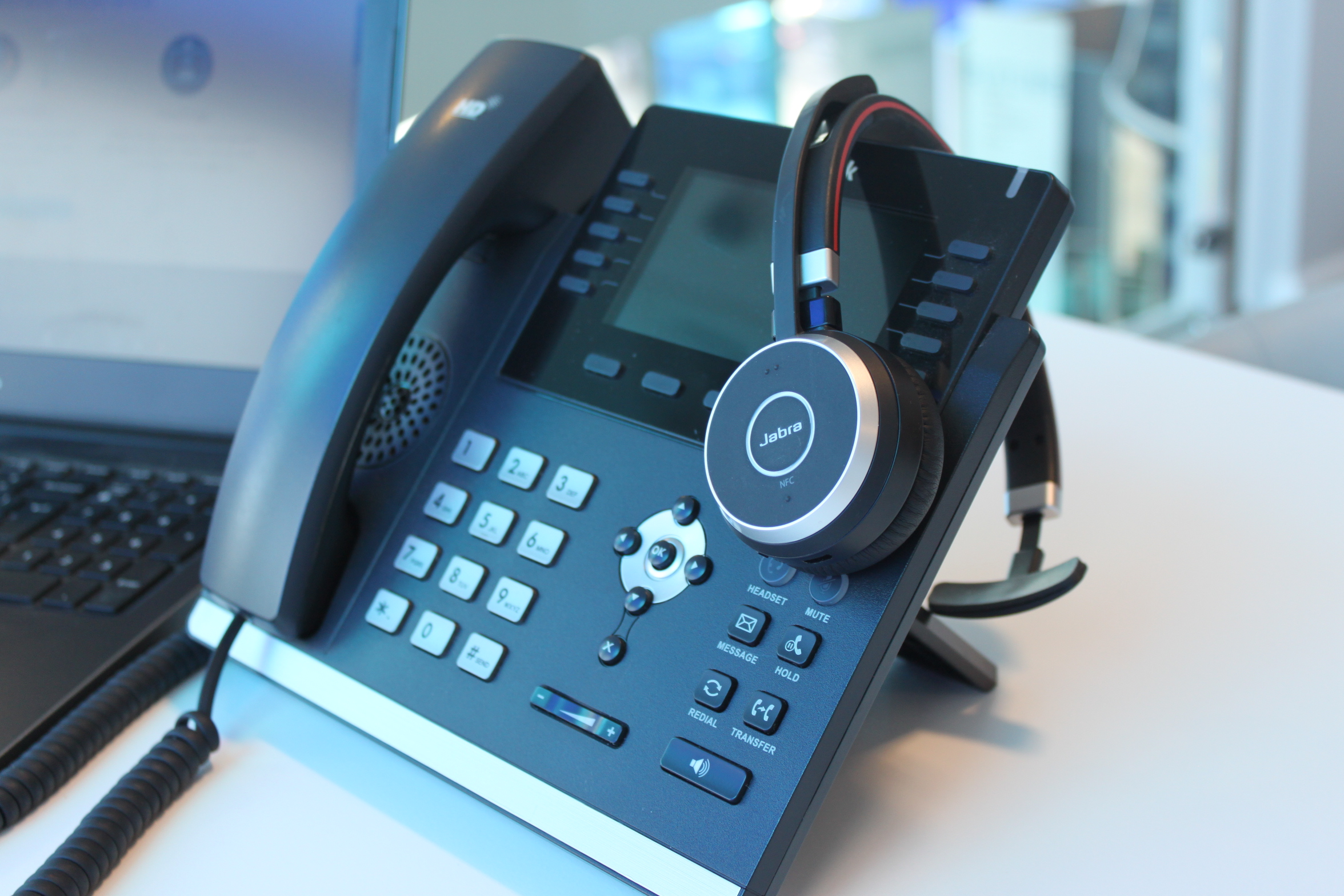 Business Phone Systems Desk Phone with Headset